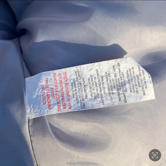 pretty little thing cropped relfective puffer jacket silver w drawstring waist 6 - Picture 7 of 9